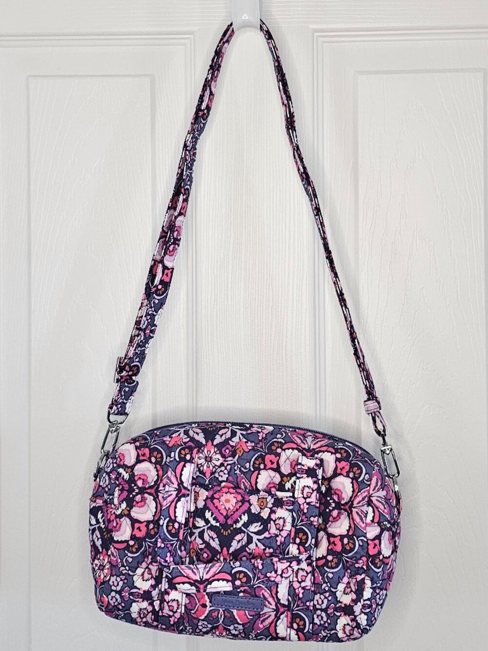 NWT Vera Bradley Mini Satchel Magenta Medallion Crossbody Purse Shoulder Bag
